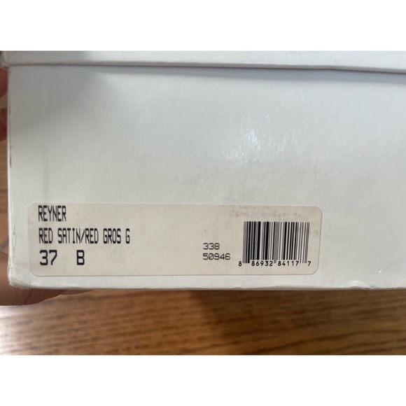 Gorgeous Tabitha Simmons Red Satin Reyner sandals in size 37/7 - Picture 6 of 6